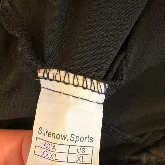 Men's 2 in 1 Athletic Shorts Surenow Sports Drawstring Mesh Lining Size XL - Picture 3 of 3